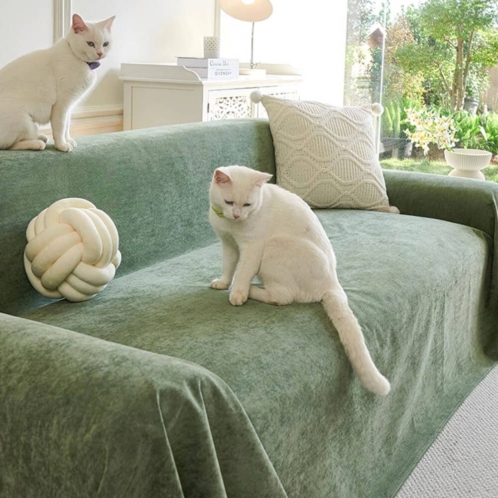 Soft Waterproof Scratch-Resistant Non-Linting Sofa Throw Cover