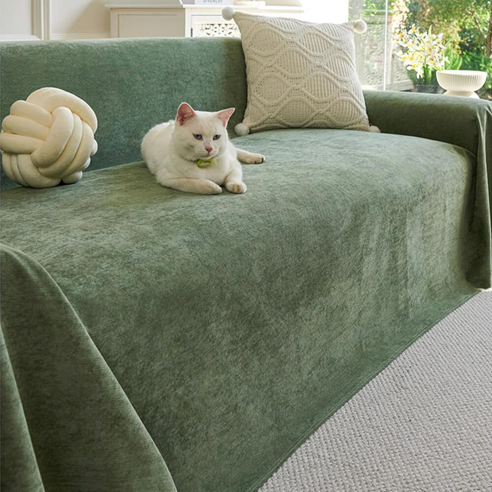 Soft Waterproof Scratch-Resistant Non-Linting Sofa Throw Cover