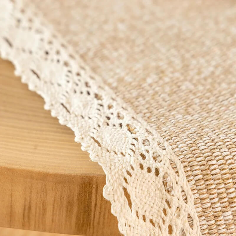 Hand-Woven Cotton Linen Non-Slip Sofa Cover, All-Season Model