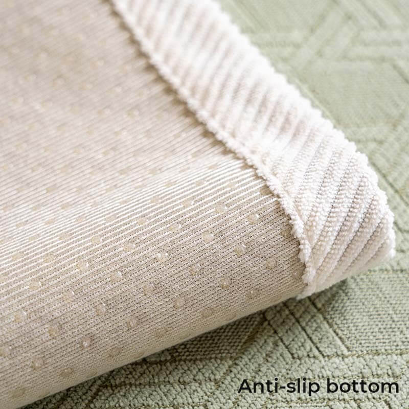Copridivano impermeabile e antiolio in tessuto ciniglia jacquard