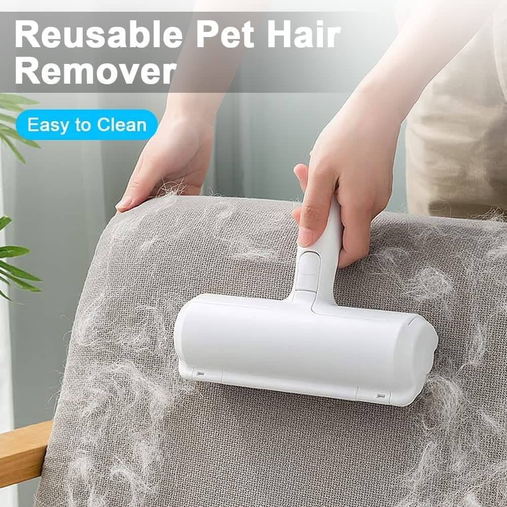 Rullo portatile per la rimozione dei peli di animali domestici, per la rimozione dei peli dei mobili
