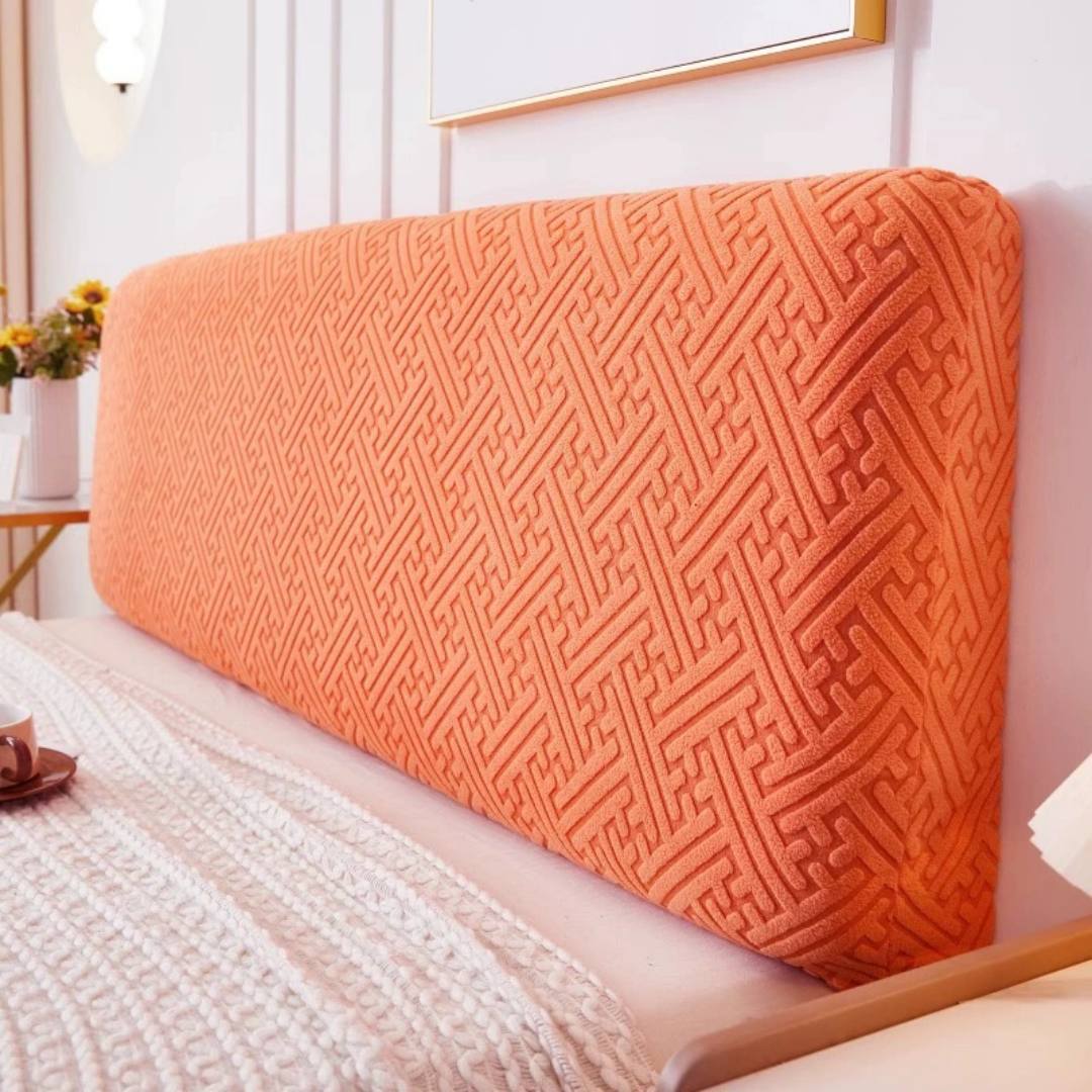 New Bed Head Cover - Soft Package Dust Protection for Solid Wood Bed