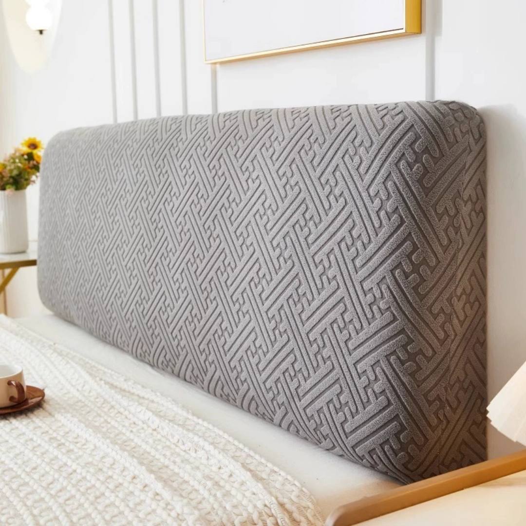 New Bed Head Cover - Soft Package Dust Protection for Solid Wood Bed