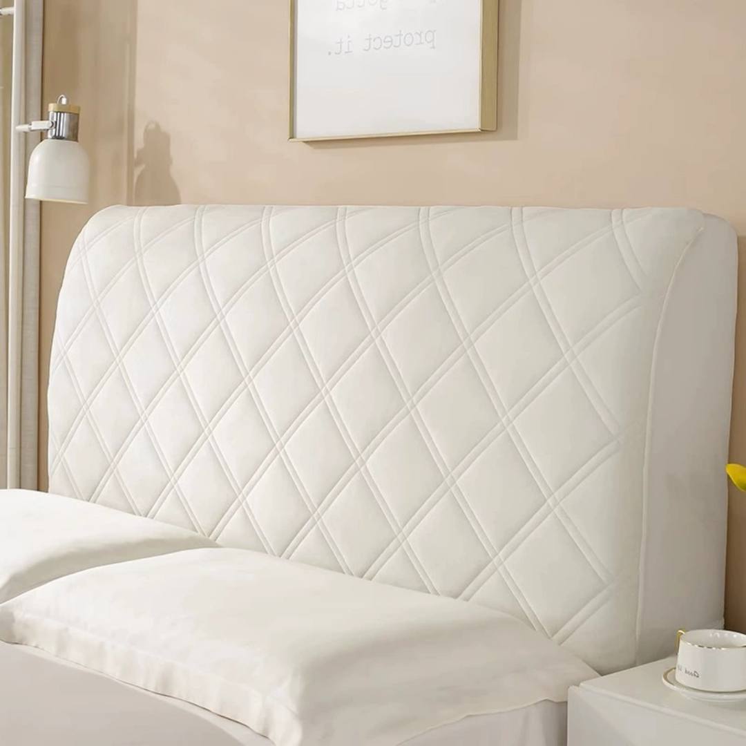 Sandwich Cotton Thickened Bed Head Cover - Soft Package All-Inclusive Universal Dust Protection for Wooden Bed Backrest