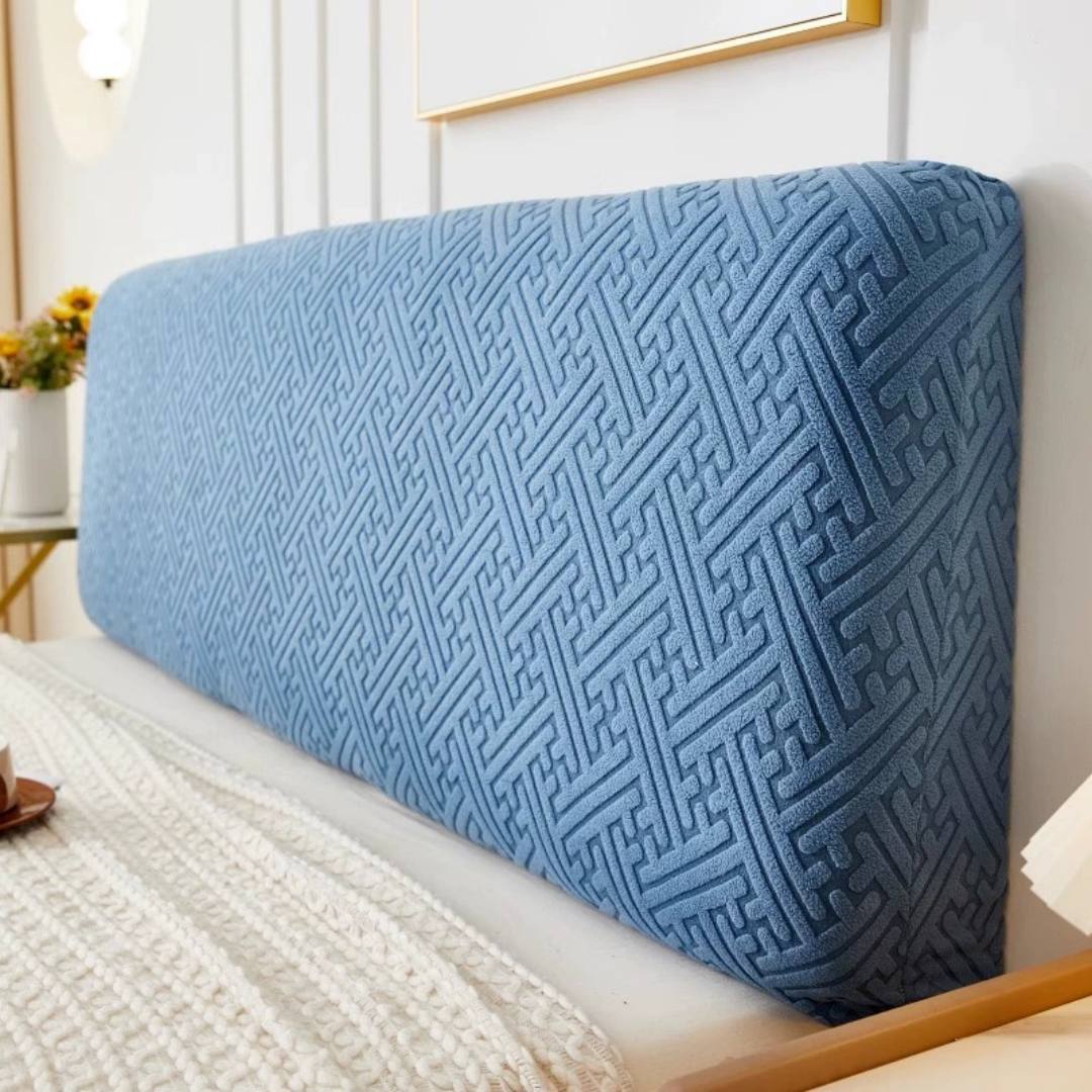 New Bed Head Cover - Soft Package Dust Protection for Solid Wood Bed