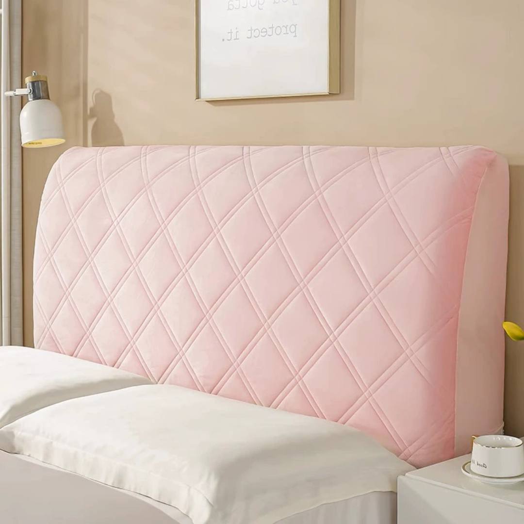 Sandwich Cotton Thickened Bed Head Cover - Soft Package All-Inclusive Universal Dust Protection for Wooden Bed Backrest