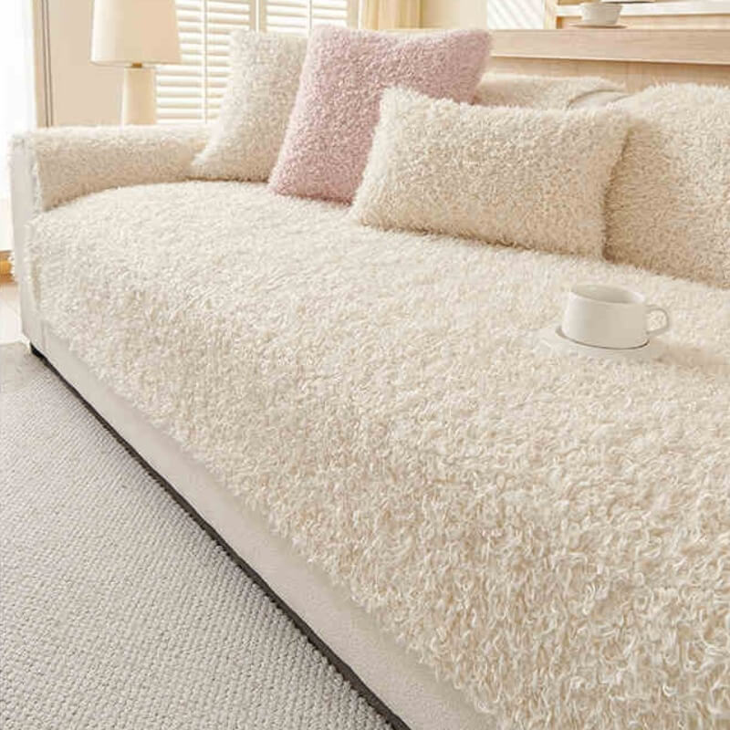 Autumn and Winter Plush Sofa Cushion