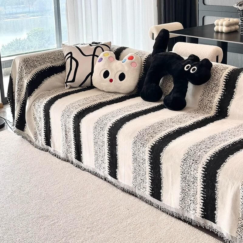 2023 panno di copertura per divano di lusso leggero antigraffio di gatto modelli di peluche copridivano panno di copertura universale