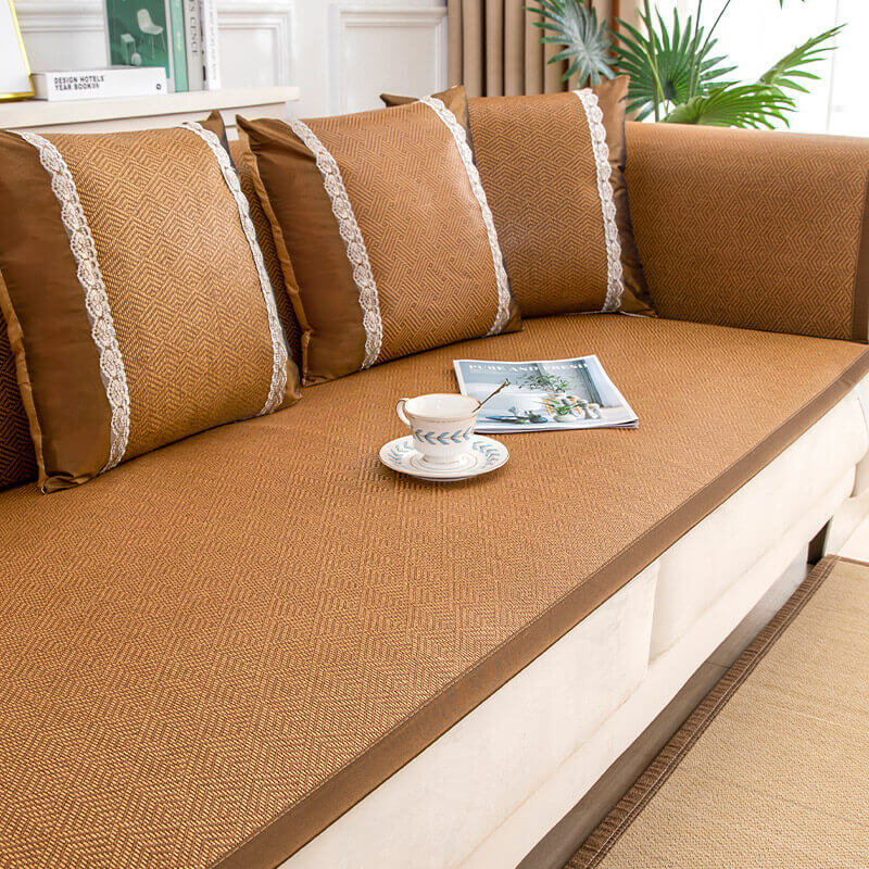 Rattan Sofa Cushion, Summer Non-Slip Cool Seat Cushion