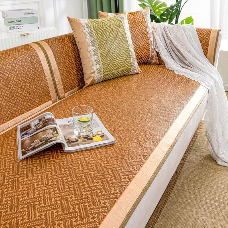 Rattan Sofa Cushion, Summer Non-Slip Cool Seat Cushion