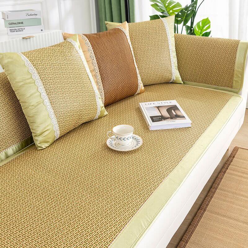 Rattan Sofa Cushion, Summer Non-Slip Cool Seat Cushion