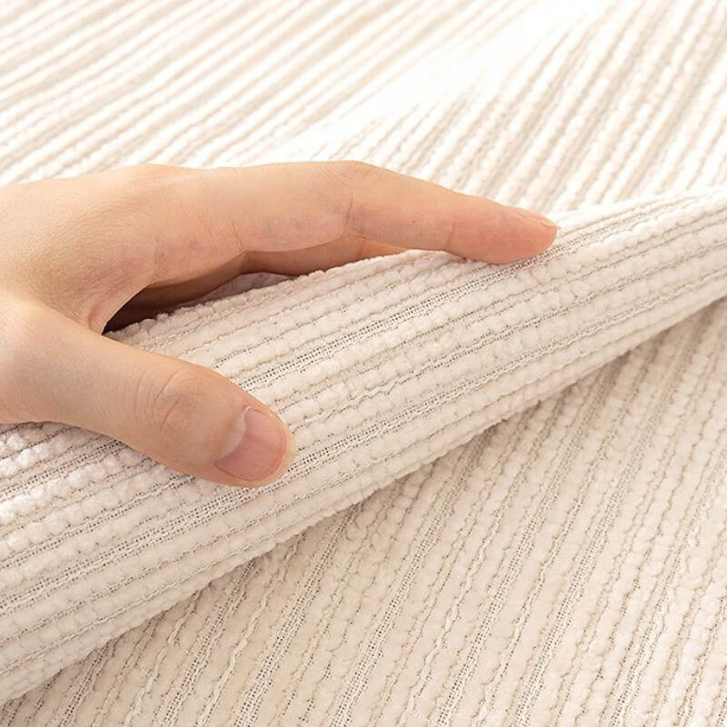 Simple Solid Color Chenille Scratch-Resistant Sofa Cover