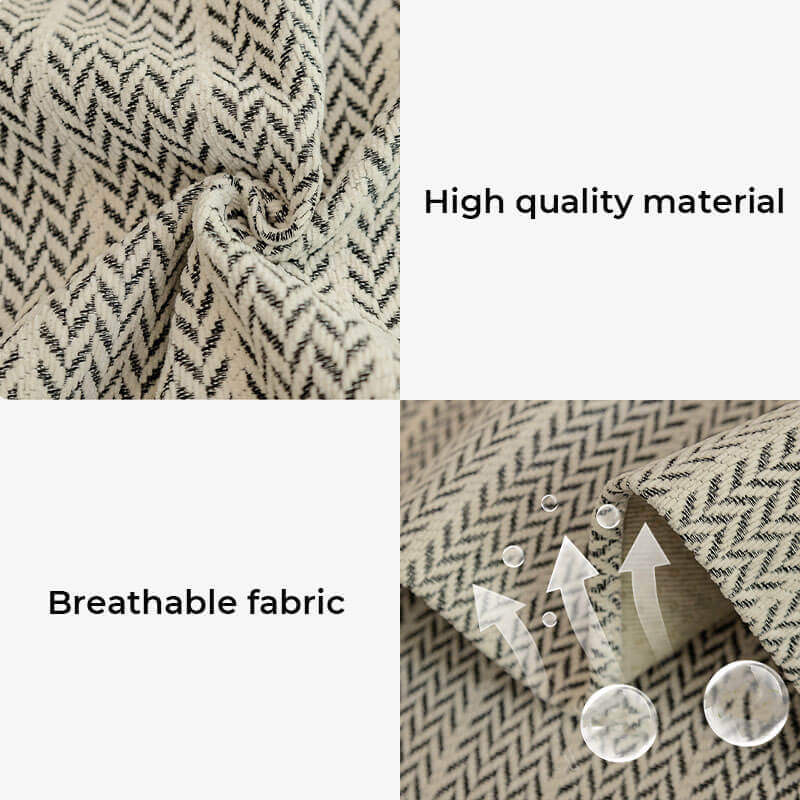 Solid Color Chenille Anti-Scratch Herringbone Sofa Cover