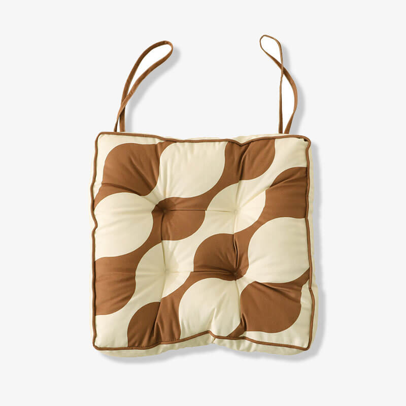 Thick Cotton Wave Pattern Chair Seat Pad, Pet Mat