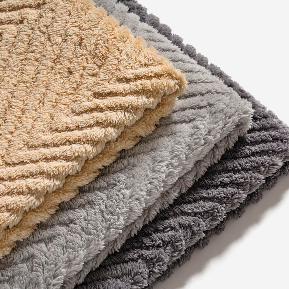 Thickened Plush Herringbone Non-Slip Sofa Cover