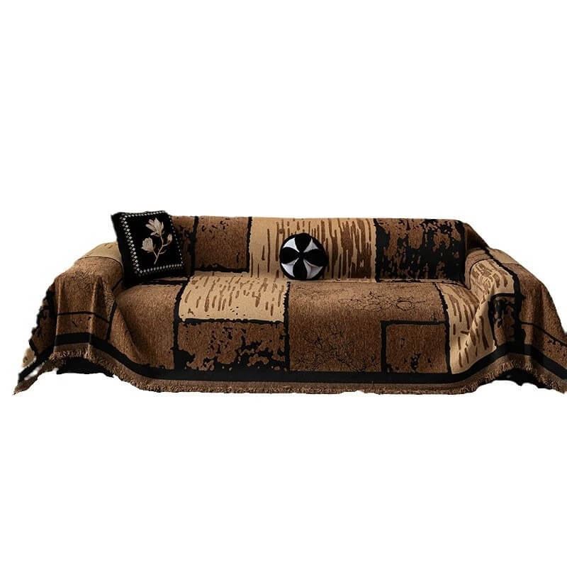 Vintage Chenille Anti-Scratch Sofa Protector Throw Cover