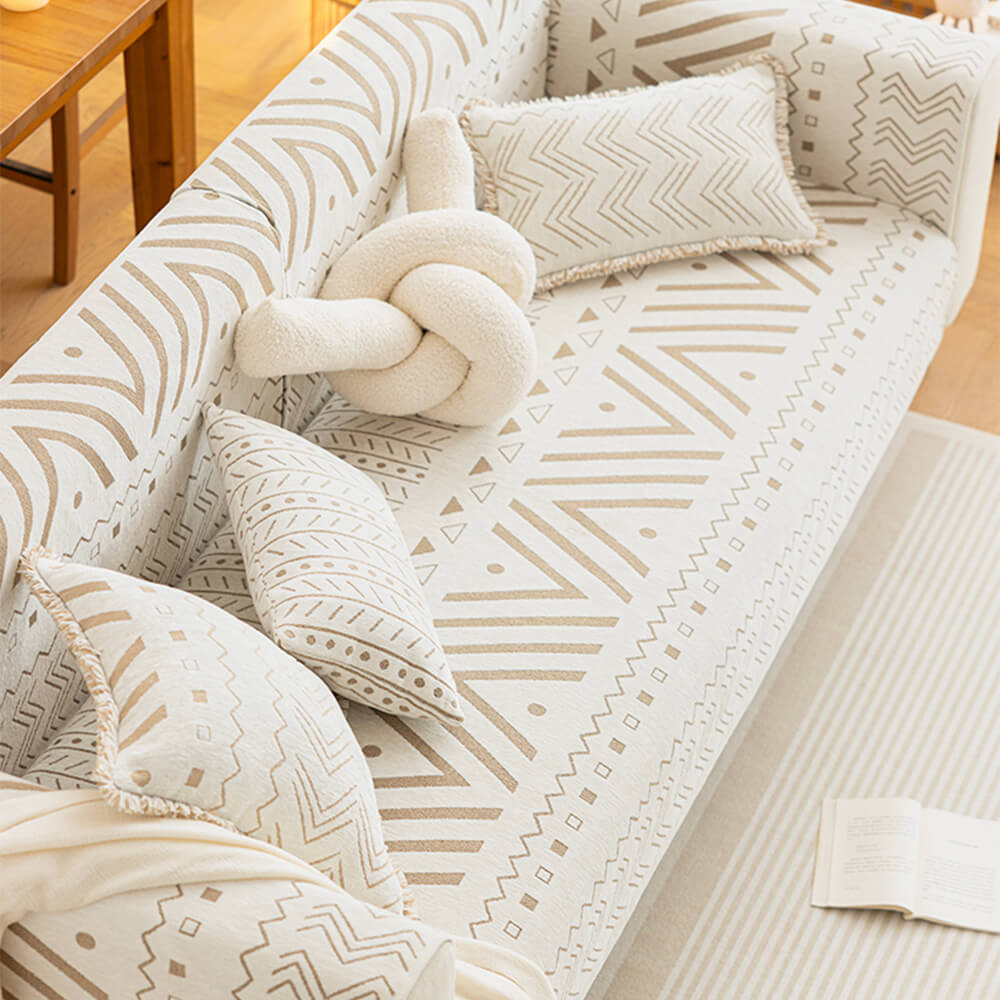 Chenille Fabric Breathable Wear-Resistant Sofa Decorative Sectional Cover