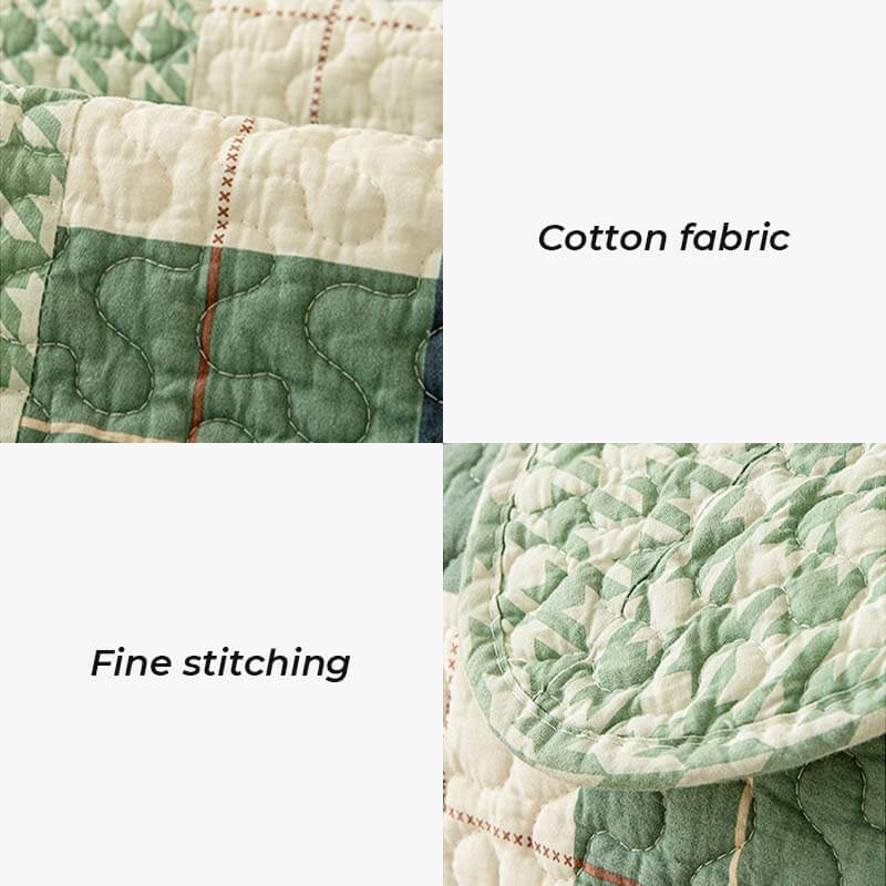 Cotton Plaid Anti-Scratch Sofa Cover