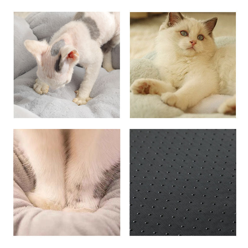 Flower-Shaped Enclosed Cat Bed