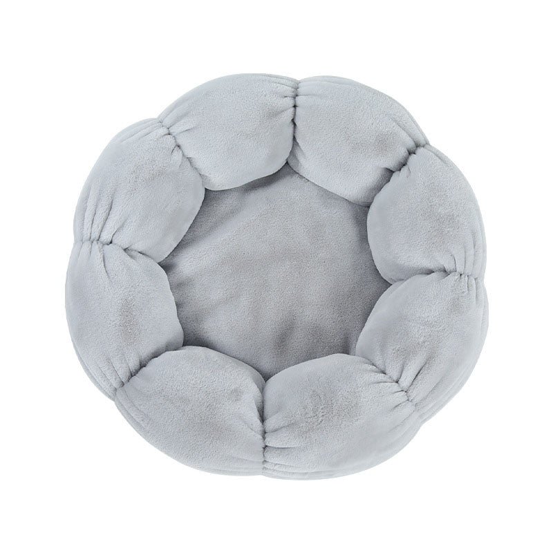 Flower-Shaped Enclosed Cat Bed