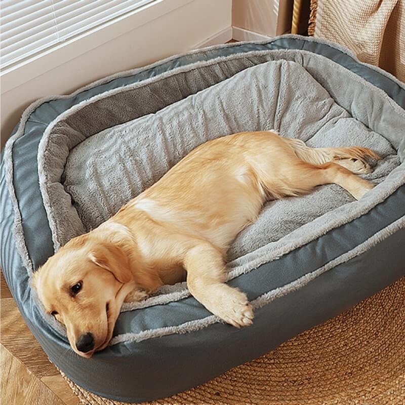 Large Warm Deep Sleep Dog Bed for Ultimate Comfort