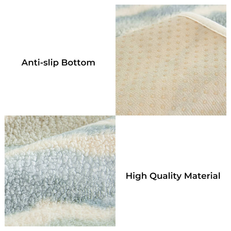 Plush Cream Comfort Sofa Protector Cover - Soft, Durable Furniture Mat for Couch Protection