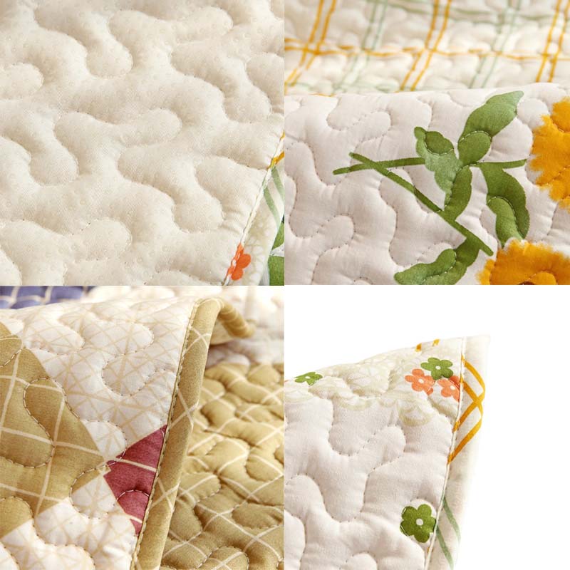 Printed Pure Cotton Anti-Scratch Sofa Protector Couch Cover
