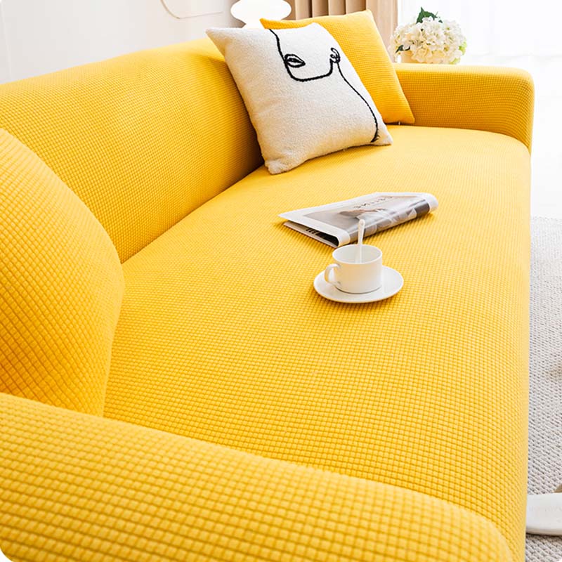 Soft Fleece Full-Wrapped Furniture Protector Sofa Cover