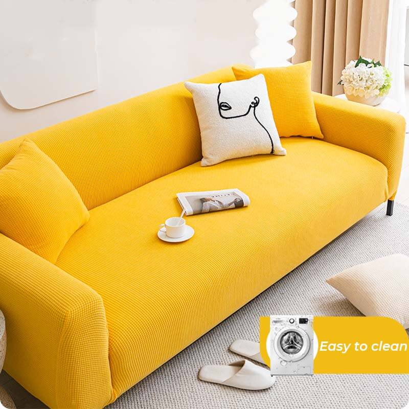 Soft Fleece Full-Wrapped Furniture Protector Sofa Cover