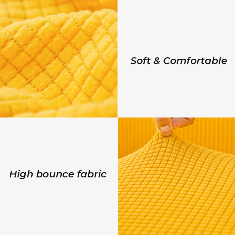 Soft Fleece Full-Wrapped Furniture Protector Sofa Cover