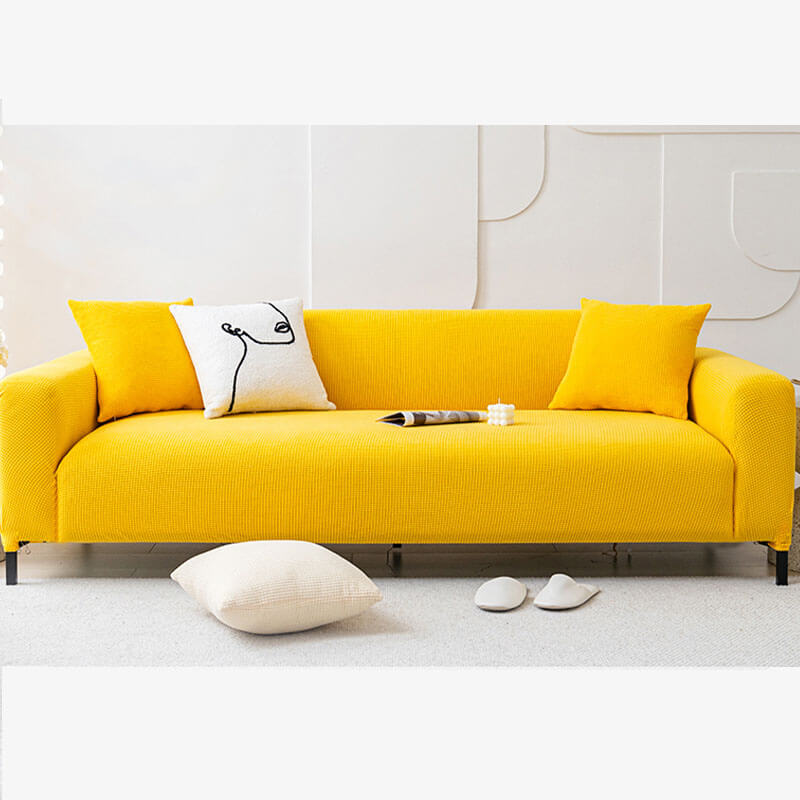 Soft Fleece Full-Wrapped Furniture Protector Sofa Cover