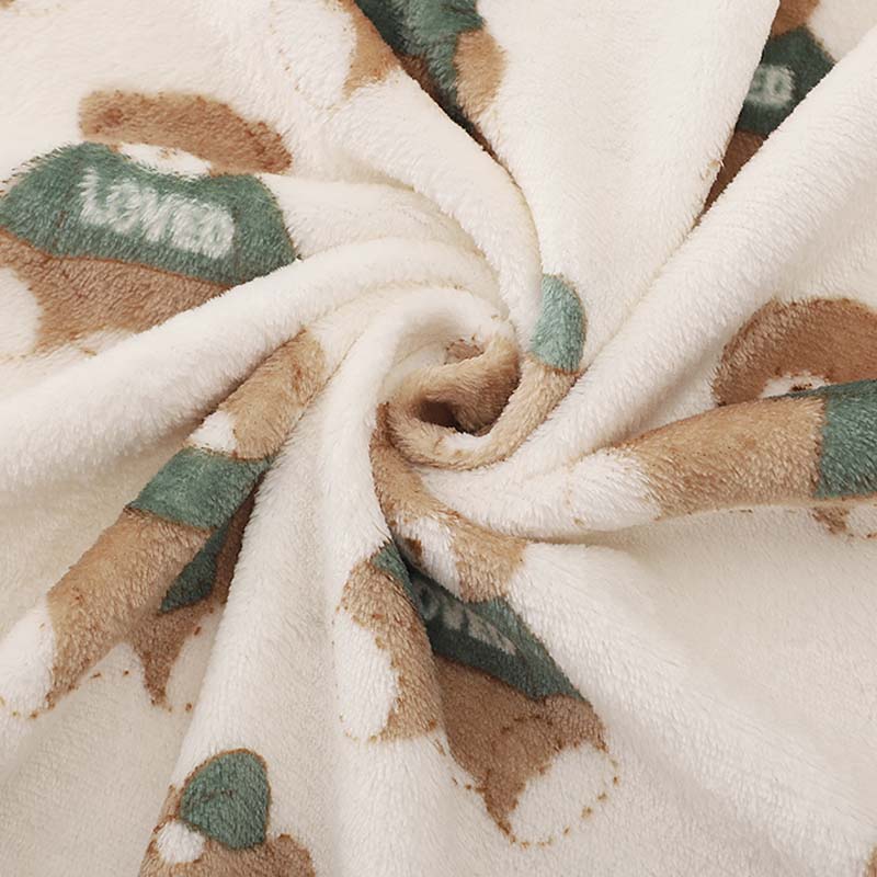 Coral Velvet Pet Blanket, Soft Small Sleeping Cover
