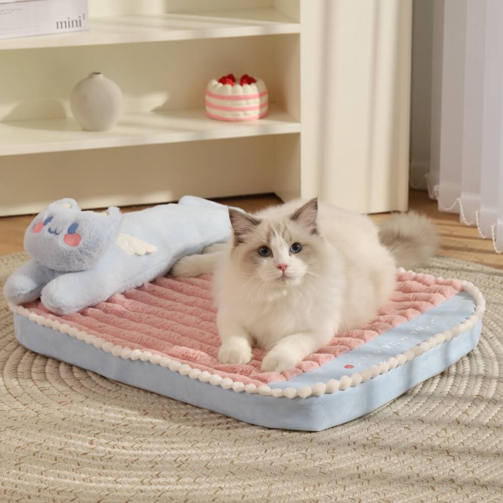 Warm Accompanying Cat Nest, Interactive Cat Bed