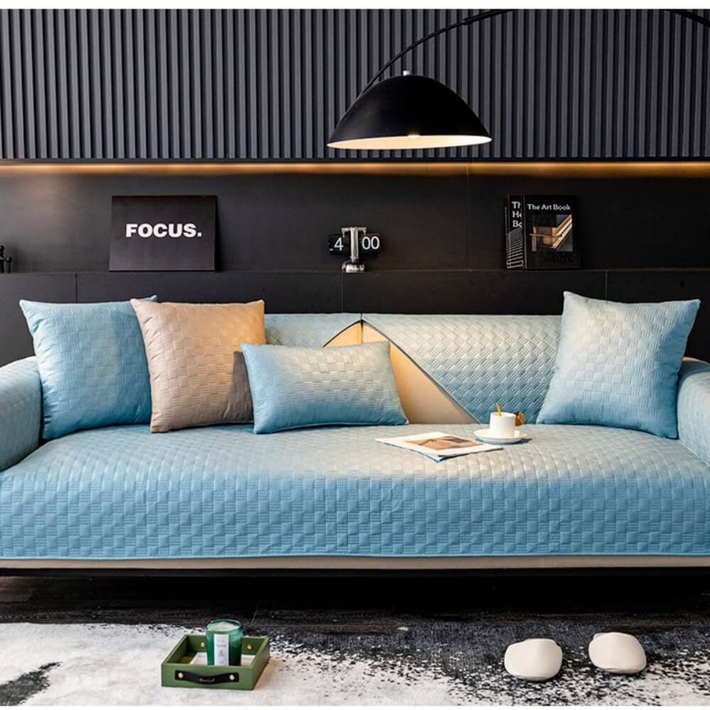 Waterproof Leathaire Fabric Sofa Cover, Furniture Protection Couch Cover