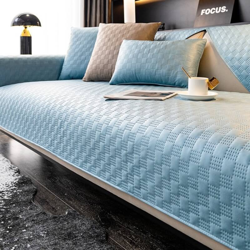 Waterproof Leathaire Fabric Sofa Cover, Furniture Protection Couch Cover