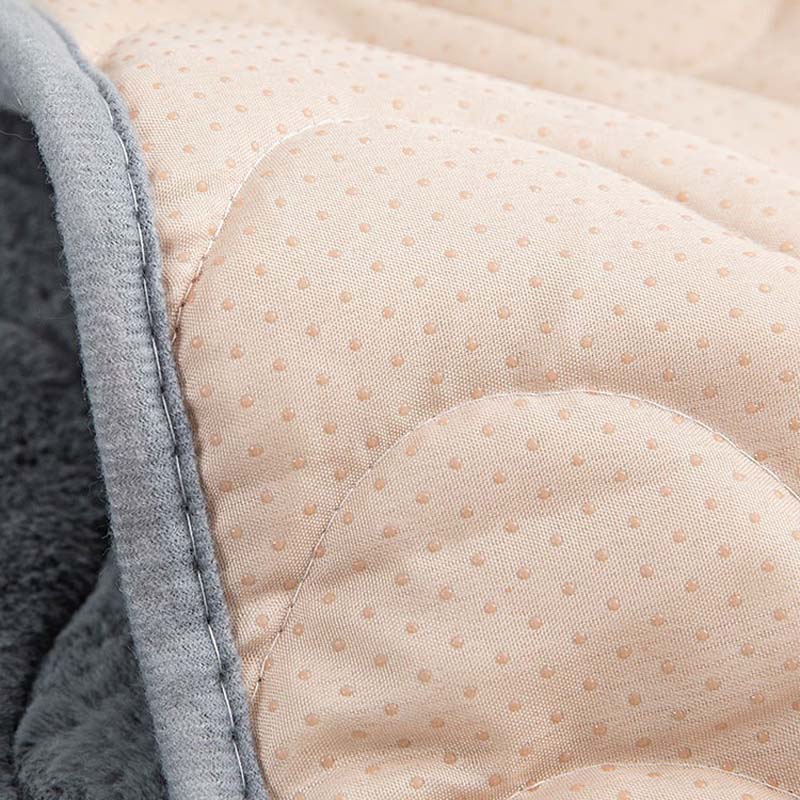 Funda de sofá antideslizante de felpa suave con estampado de ondas