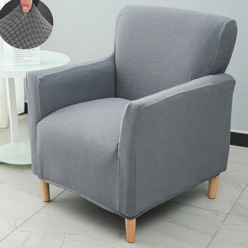 Funda elástica para sofá individual, protector de asiento universal con todo incluido