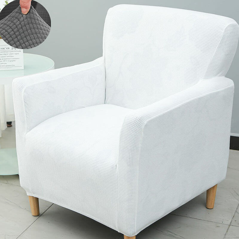 Funda elástica para sofá individual, protector de asiento universal con todo incluido
