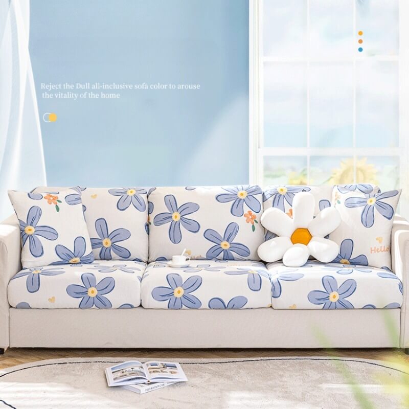 Summer Ice Silk Stretch Sofa Cover, Simple Modern, Universal Sofa Cushion