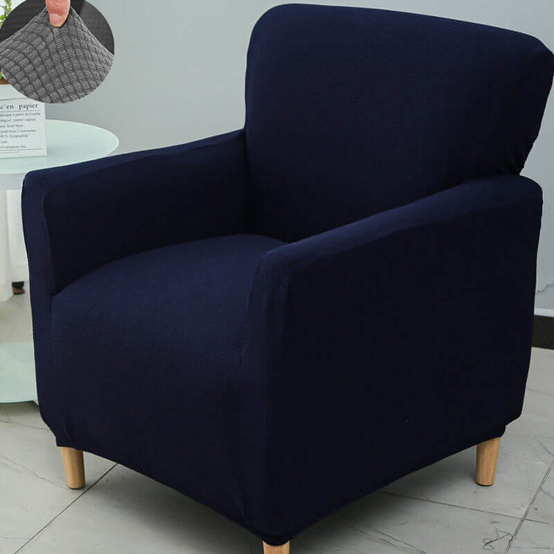 Funda elástica para sofá individual, protector de asiento universal con todo incluido