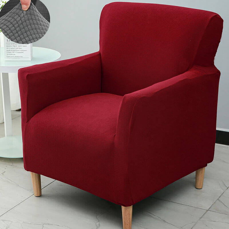 Funda elástica para sofá individual, protector de asiento universal con todo incluido