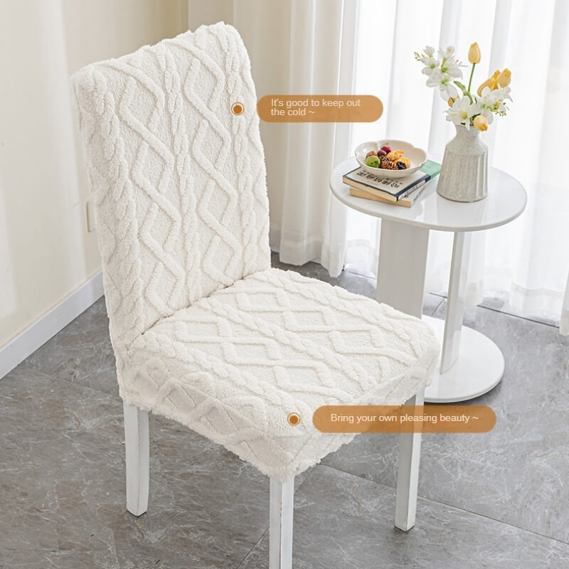 2024 Thickened Universal Stretch Plush Chair Cover