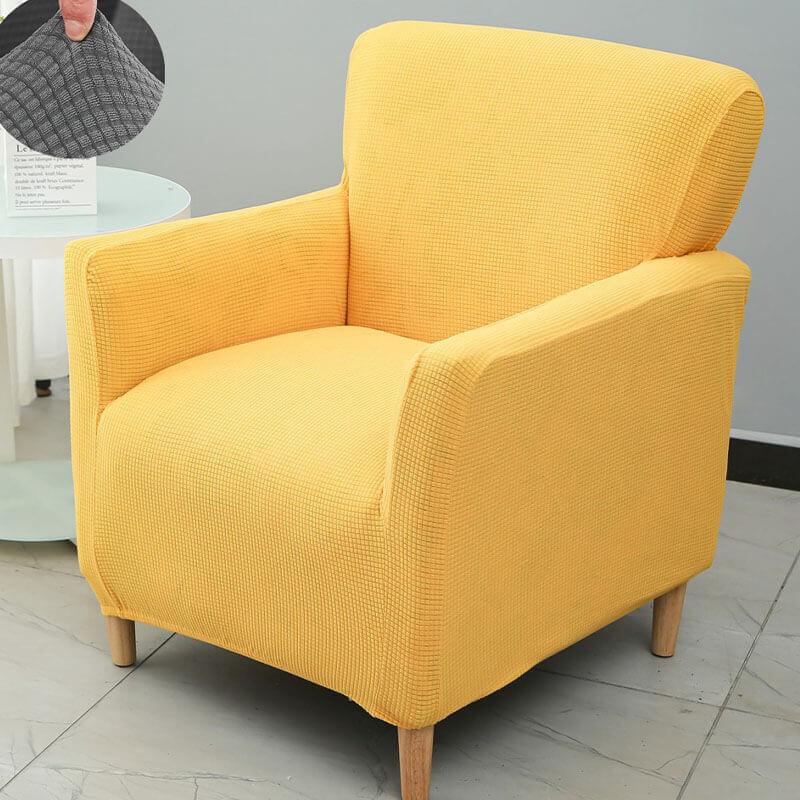 Funda elástica para sofá individual, protector de asiento universal con todo incluido