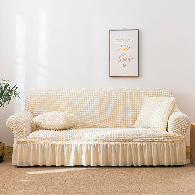 Stretch All-Inclusive Sofa Cover, Universal Bubble Yarn, Anti-Cat Scratch Four-Season Model