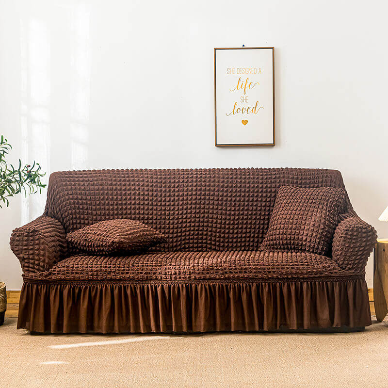 Stretch All-Inclusive Sofa Cover, Universal Bubble Yarn, Anti-Cat Scratch Four-Season Model