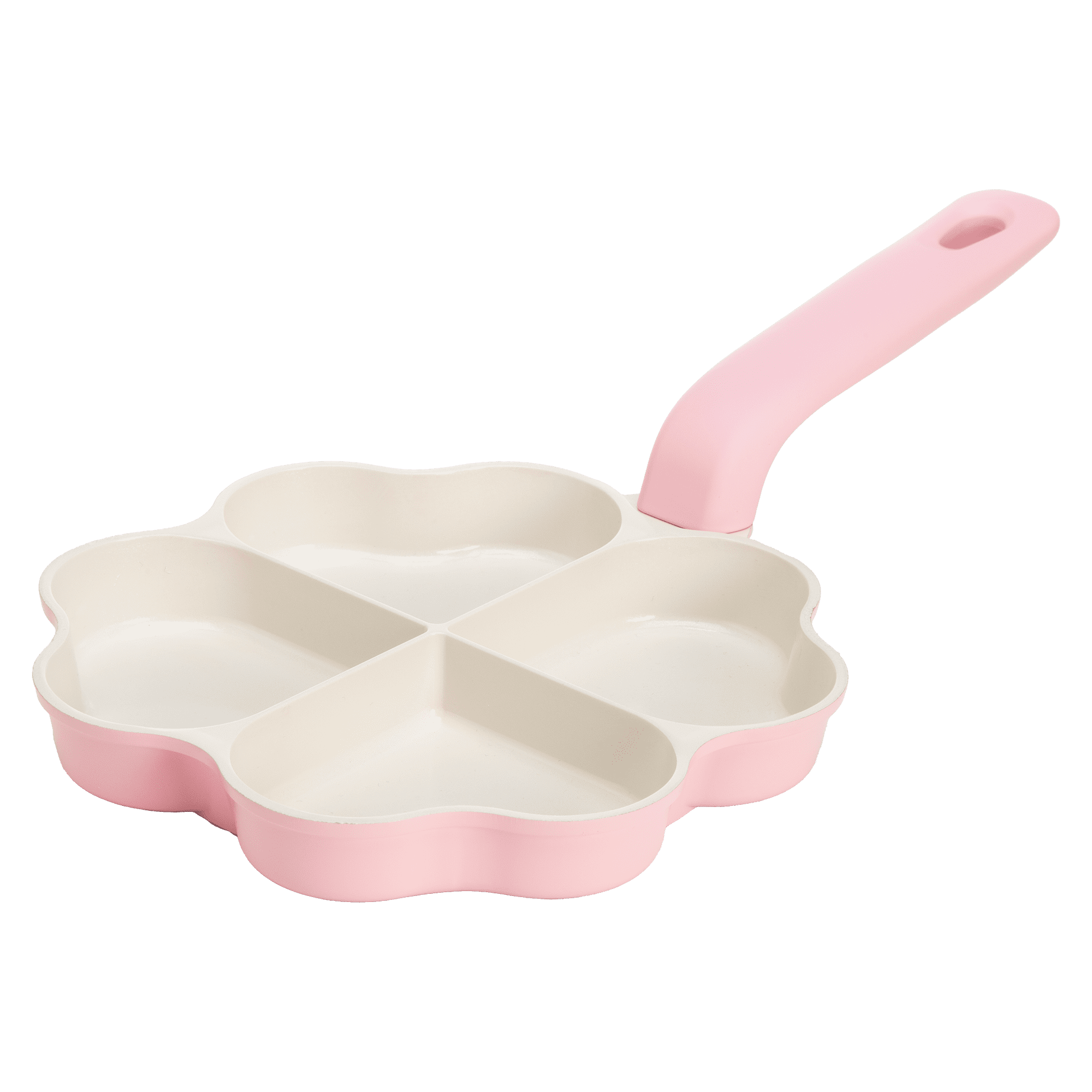 8 in Non-Stick Ceremic Heart Shaped Stick Fry Pan