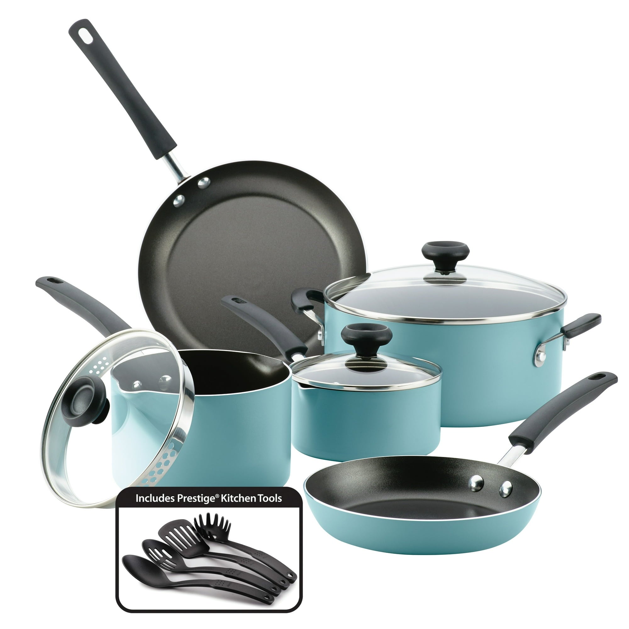 Easy-Clean 12-Piece Nonstick Cookware Set