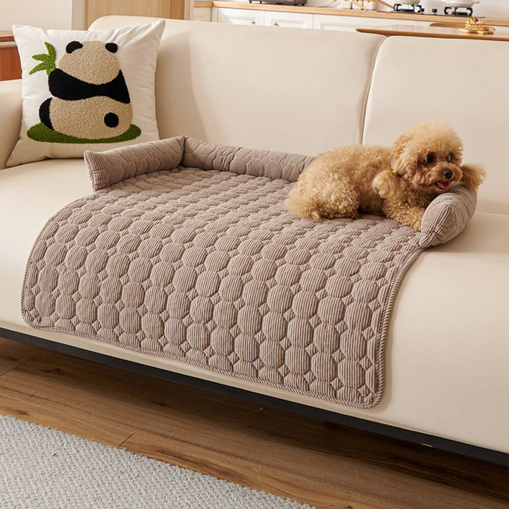Pearl Fleece Ultra-Soft Dog Mat Furniture Protector Cover for Pets