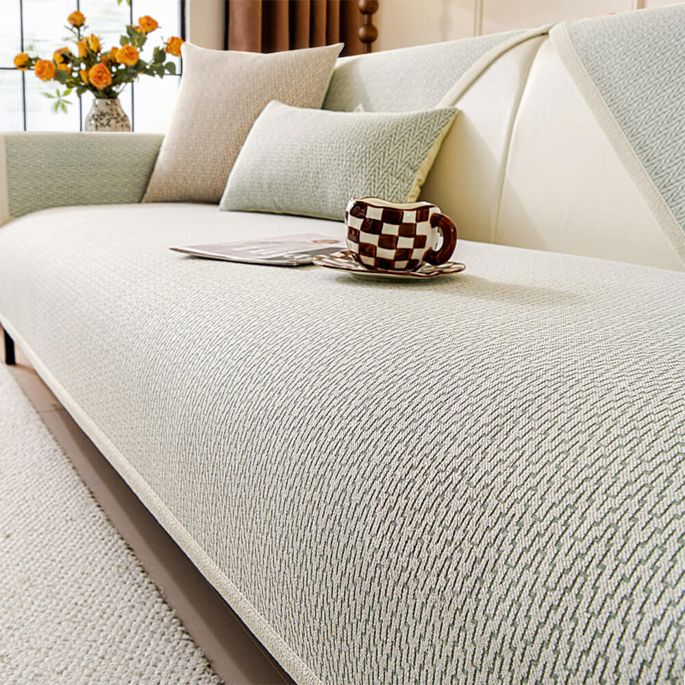 Chenille Minimalist Anti-Slip Cat Scratch-Resistant Sofa Cover