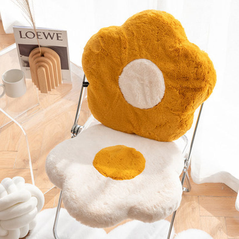 Fluffy Sunflower Memory Foam Cat Mat, Seat Pad